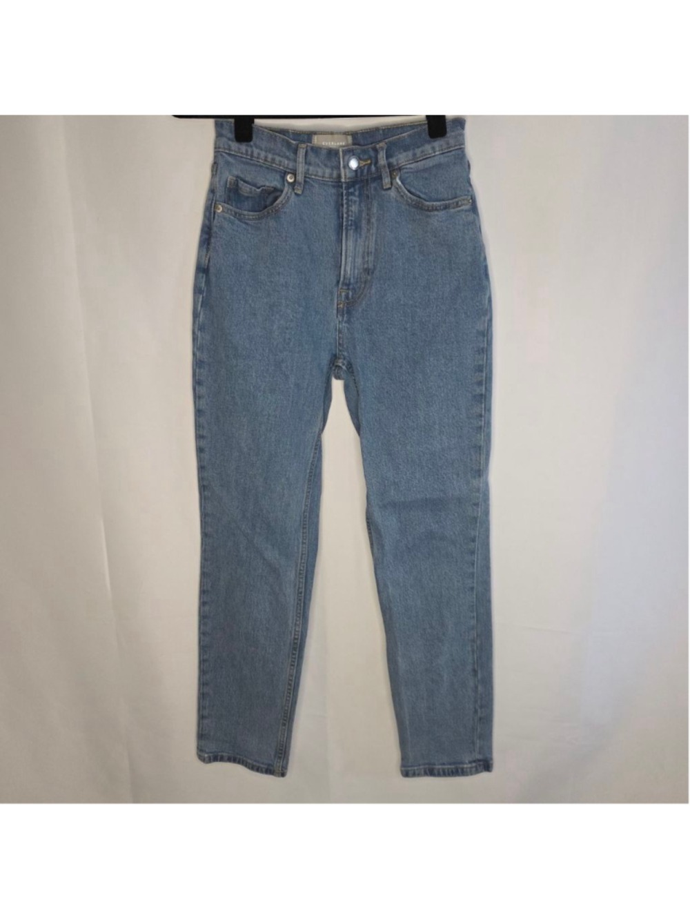 Everlane Blue Original Cheeky Straight Leg Jeans Size 25